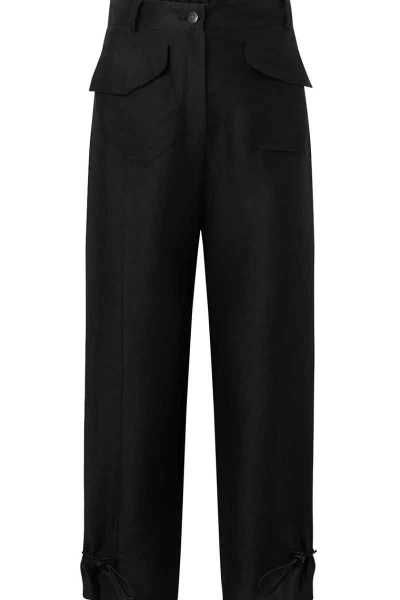 Online Elsewhere Fashion Albertinia Trousers-Black