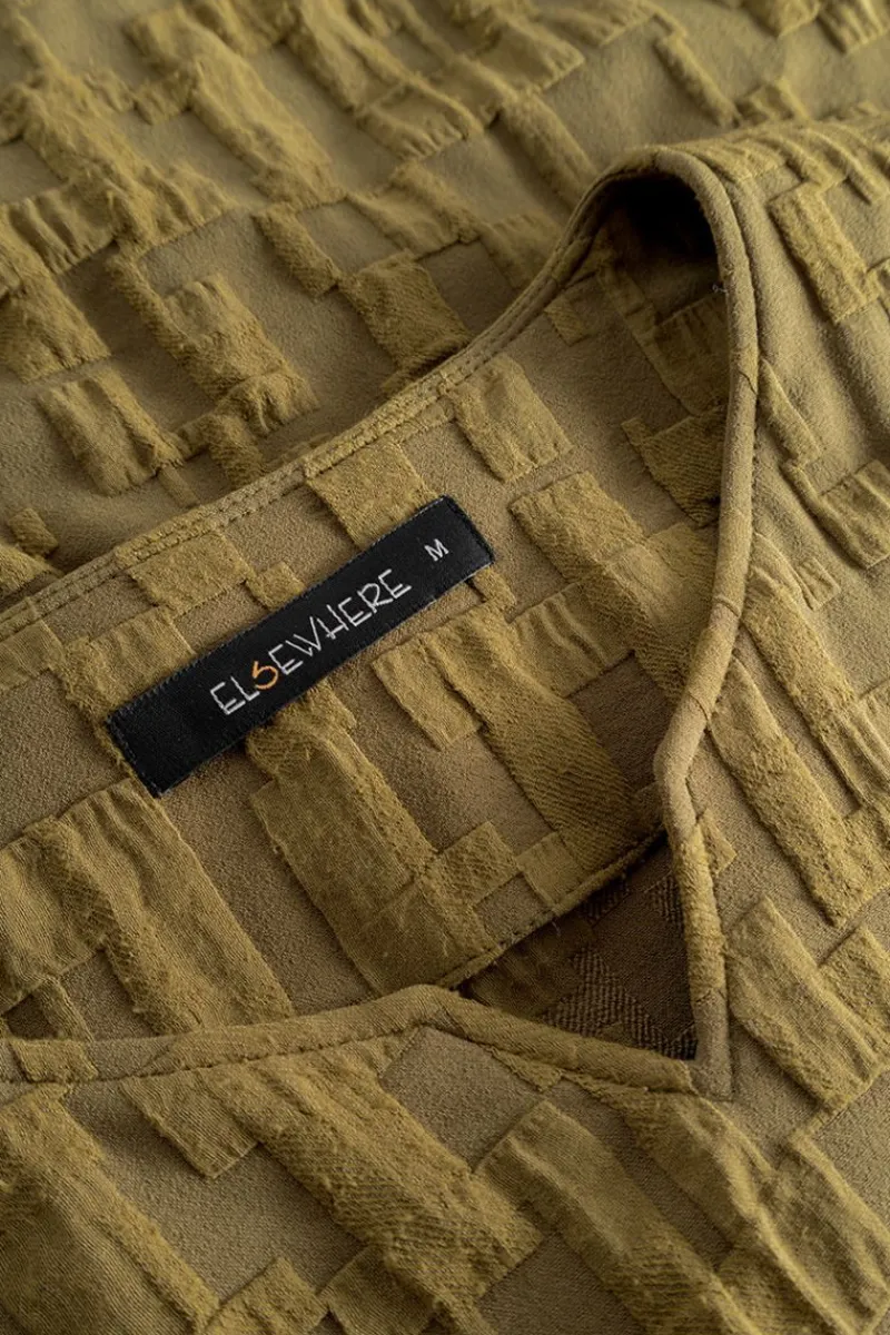 Discount Elsewhere Fashion Barra Top-Gold Mustard