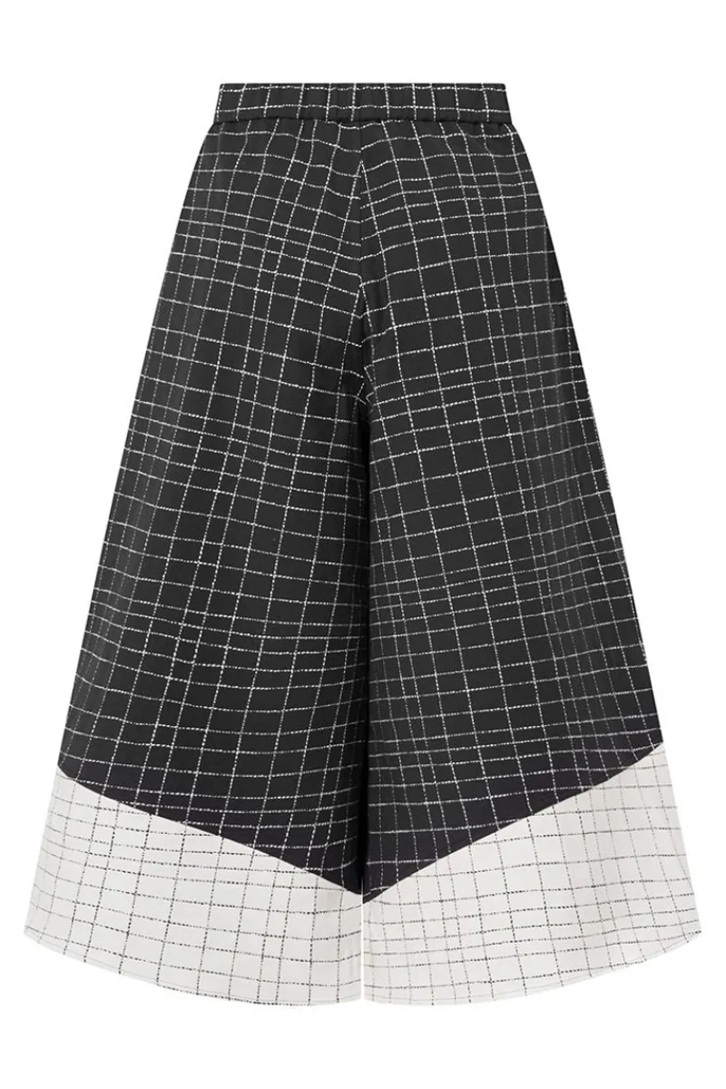 Fashion Elsewhere Fashion Brotas Trousers Reversible-Black-Offwhite