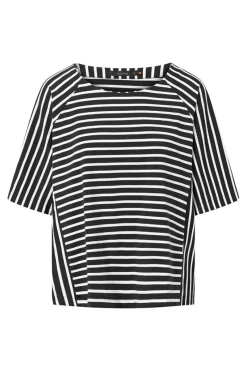 Clearance Elsewhere Fashion Christiana Top-Black-Offwhite
