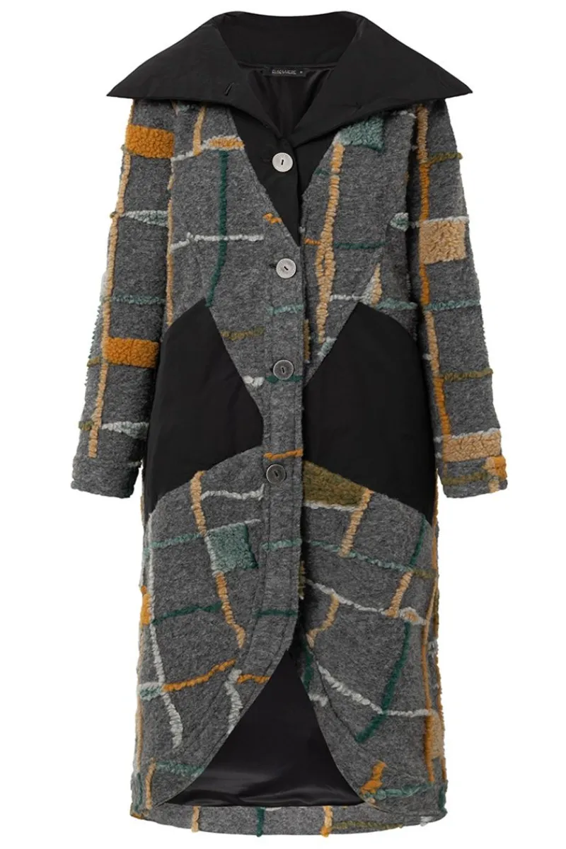 Shop Elsewhere Fashion Claudio Coat-Anthracite