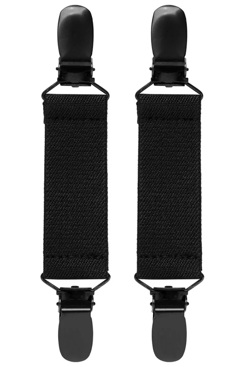 Clearance Elsewhere Fashion Elastic Clips-Black