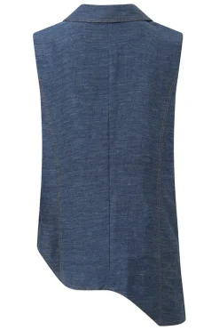 Outlet Elsewhere Fashion Evander Waistcoat-Denim