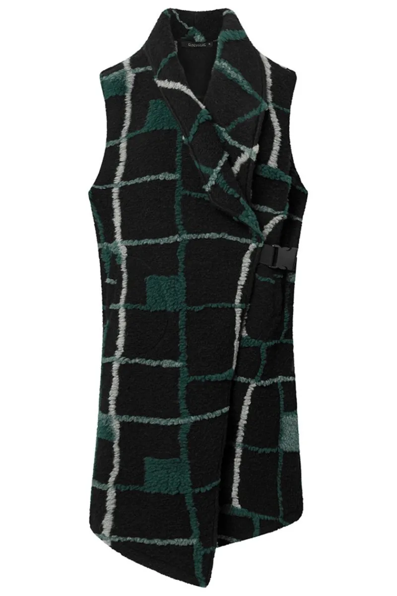 Online Elsewhere Fashion Horizontina Gilet-Black