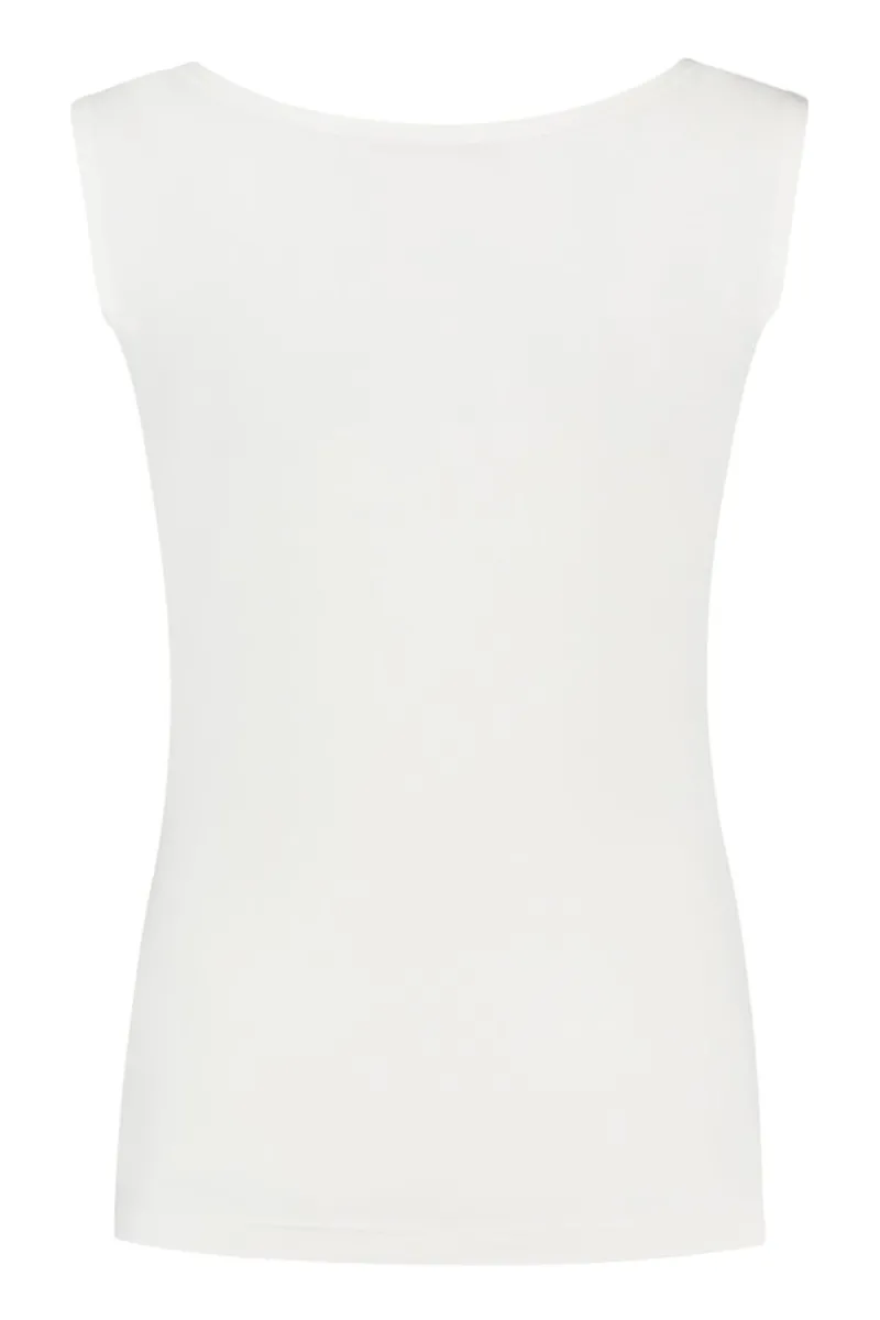 Sale Elsewhere Fashion Kylie Basic Singlet-Offwhite