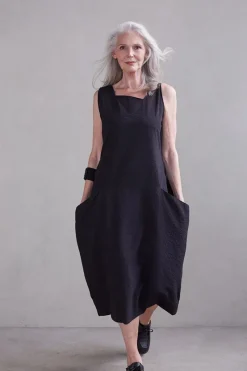 Hot Elsewhere Fashion Libode Dress-Black