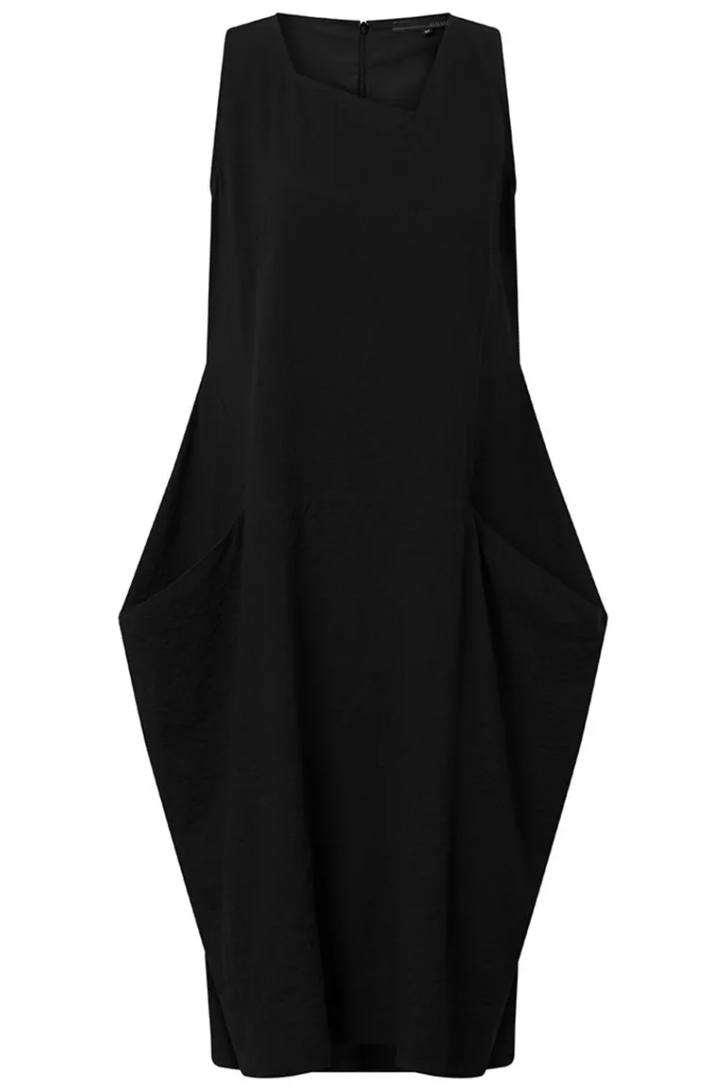 Hot Elsewhere Fashion Libode Dress-Black