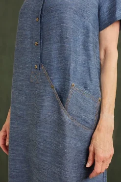 Sale Elsewhere Fashion Mandini Dress-Denim