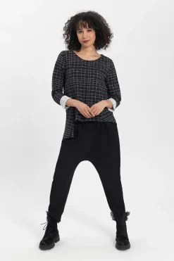 Shop Elsewhere Fashion Marilla Top Reversible-Black-Offwhite