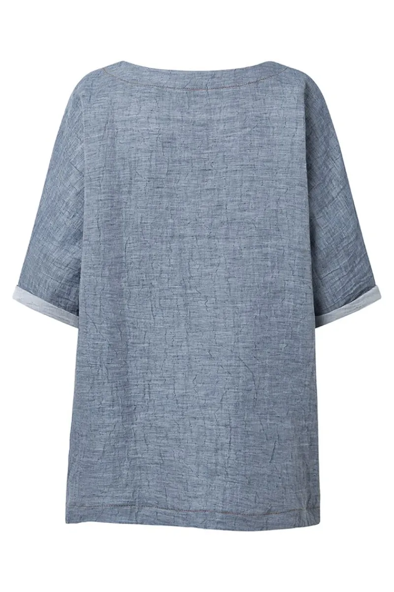 Flash Sale Elsewhere Fashion Marloth Blouse-Denim