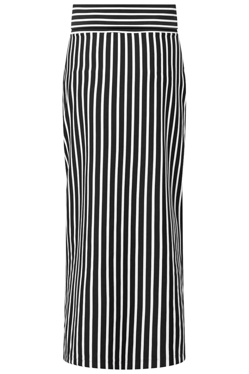 Best Sale Elsewhere Fashion Masilo Travel Skirt-Black-Offwhite