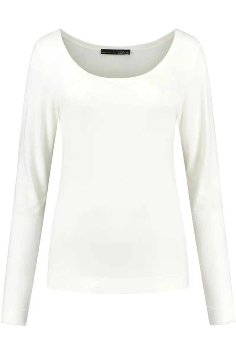 Best Elsewhere Fashion Maxima Basic Top-Offwhite