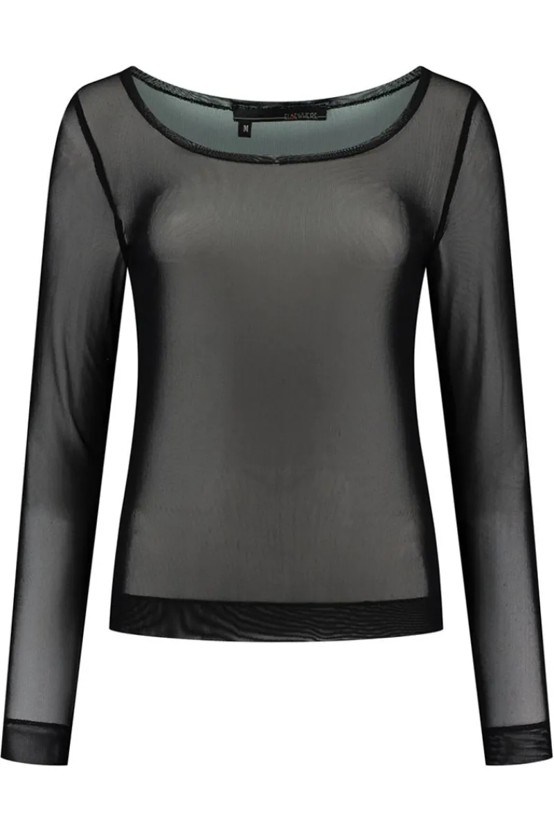 Fashion Elsewhere Fashion Nimra Top-Black