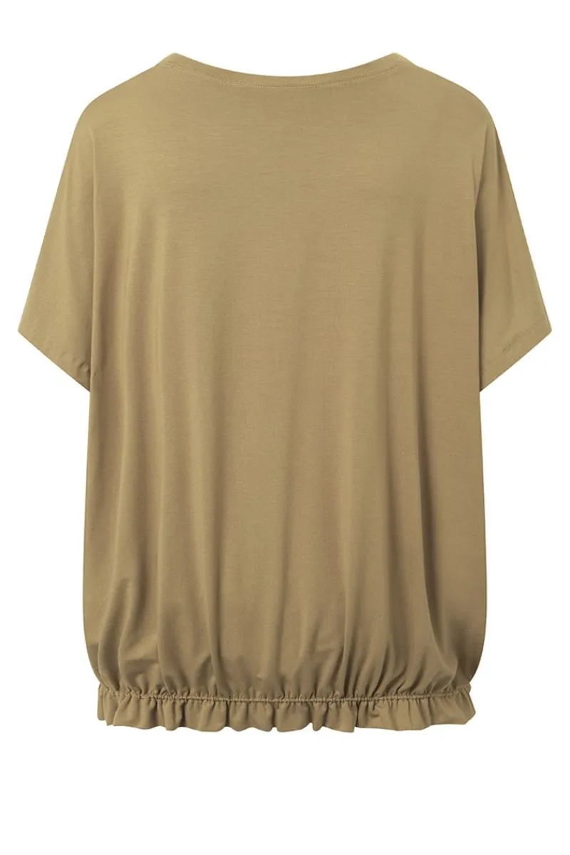 Cheap Elsewhere Fashion Rosetta Top-Golden