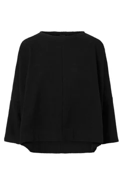 Cheap Elsewhere Fashion Somero Terry Sweater-Black